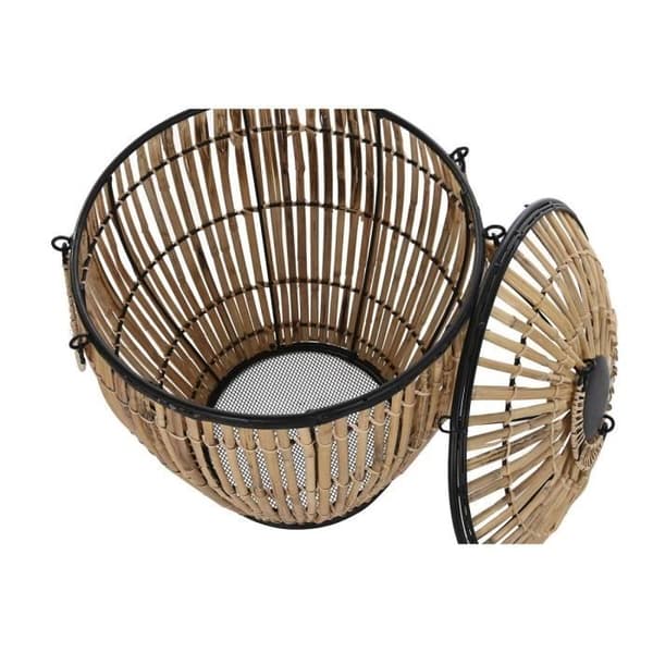 Korg - Natur - Set om 2 - Metall - Rotting - 48 x 48 x 55 cm
