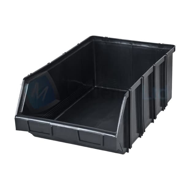 Förvaringslåda - Modulär L - Svart - 310x490x190 mm - Plast - Stapelbar