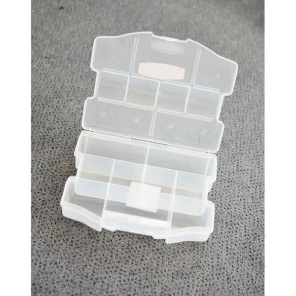 Förvaringsbox av polypropen med fack, 23,1x18,3x7,1cm, EF502408