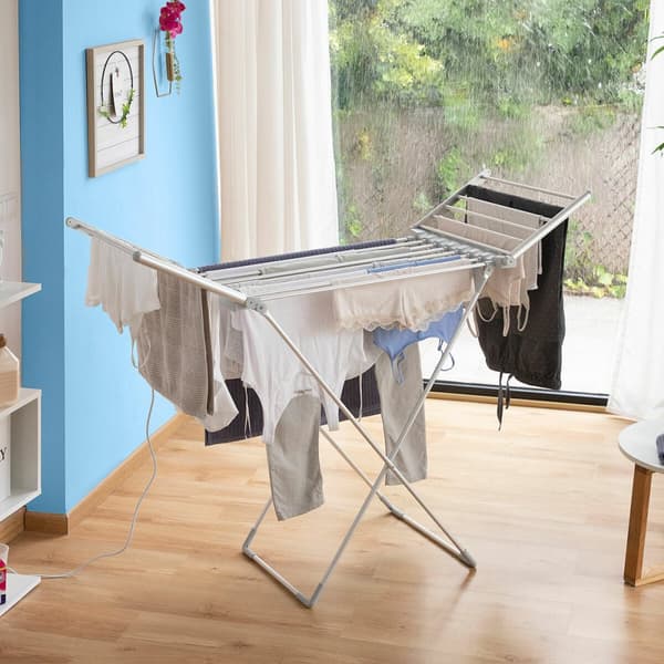 BRUGT Foldbart elektrisk tørrestativ med vinger Drywing InnovaGoods 230 W 20 Stænger9 Plastik (Refurbished B)