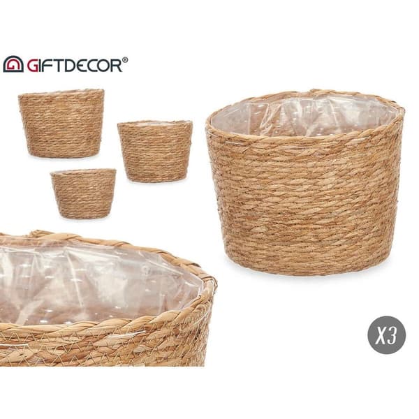 Korisetti GiftDecor LR23239 Luonnollinen Esparto-ruoho (6 osaa)