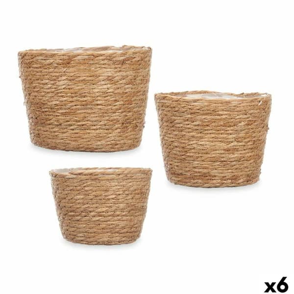 Korisetti GiftDecor LR23239 Luonnollinen Esparto-ruoho (6 osaa)