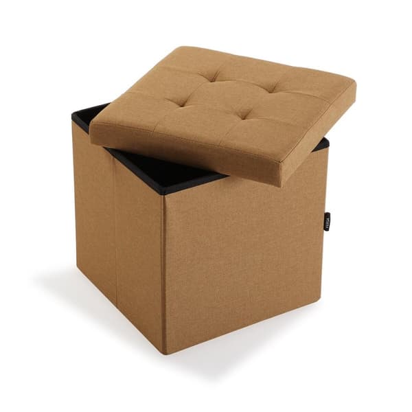 Aftageligt bagagerum Versa Sennep Træ MDF 38 x 37,5 x 38 cm