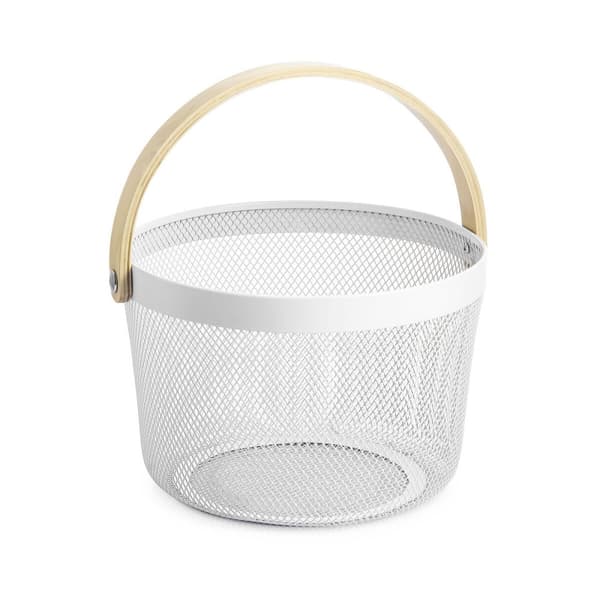 Multifunksjonell kurv Confortime Tre Metall 25,5 x 17,5 cm (6 enheter)