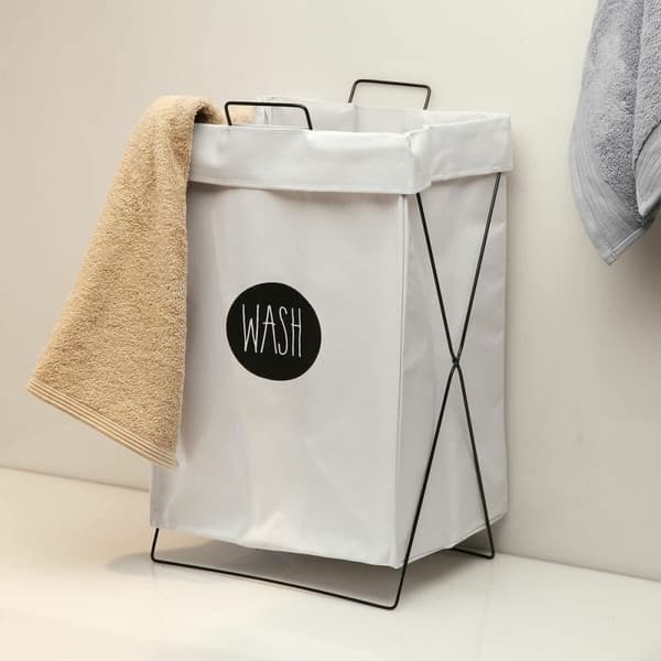 Tvättkorg Versa Wash Textil (28 x 58 x 36 cm)