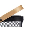 Miniatyrbilde 5 av 5: Multifunksjonell kurv Kinvara 1031 Svart Tre Metall 42,5 x 18 x 26,5 cm (6 enheter)