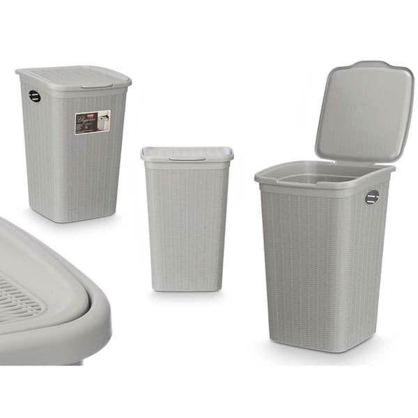 Spandbeholder Stefanplast 30081 Lysegrå Plastik 50 L 36 x 54,5 x 38 cm (6 enheder)
