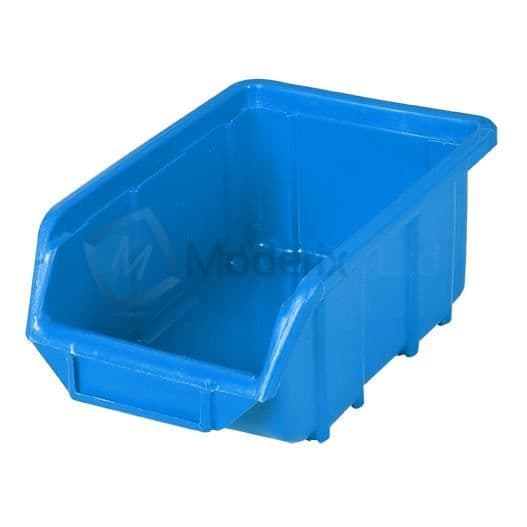 1 x Eco liten Blå Förvaringsfack Plastkärl 110x165x75