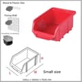 Miniatyrbild 1 av 2: 1 x Eco petit Rouge Bac de rangement Bacs i plast 110x165x75