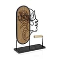 Miniatyrbillede 1 af 2: Smykkestativ Versa M Sort Metal 7,5 x 27 x 20,5 cm