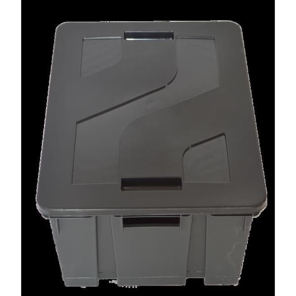Förvaringslåda - Noname - 50 liter - Svart - Plastik - 560x410x295 mm