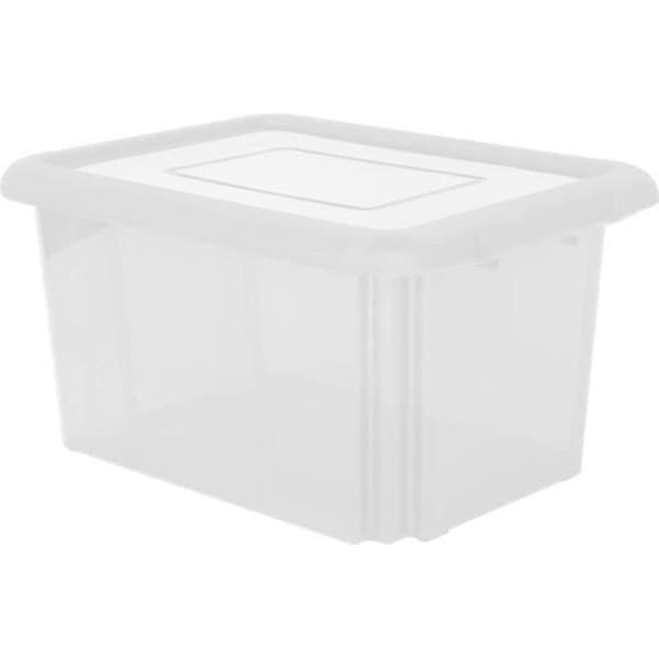 EDA PLASTIQUE Funny Box förvaringsbox 55 L - Natur - 57,5 x 44 x 31 cm