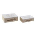 Pikkukuva 3 / 4: Koristerasiasetti DKD Home Decor Puu MDF (17 x 12 x 6 cm)