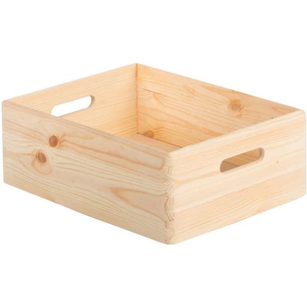 Träförvaringslåda 40 x 30 x 14 cm
