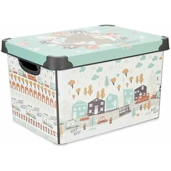 Förvaringslåda - Kipit - Flerfärgad - 56 x 38,5 x 59 cm - Standard - Kvalitet till bästa pris