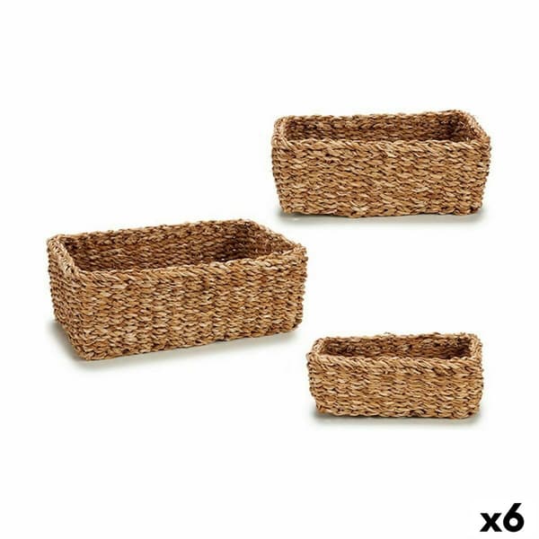 Set med kurve Brun (6 enheder)