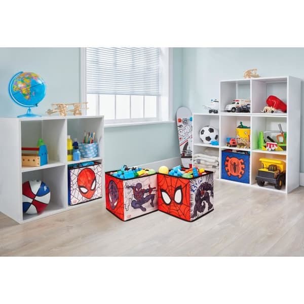 MARVEL - Set med 4 förvarings- och dekorationstemplare Spiderman