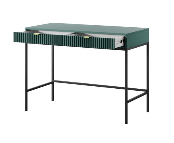 Pesupöytä: kaksi laatikkoa, Väri: Labrador, rungon väri: musta Kalusteen mitat: l: 104 cm, k: 78 cm, s: 50 cm,