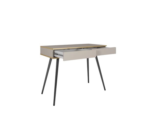Toiletbord, beige, sorte ben, 102 x 79 x 50 cm