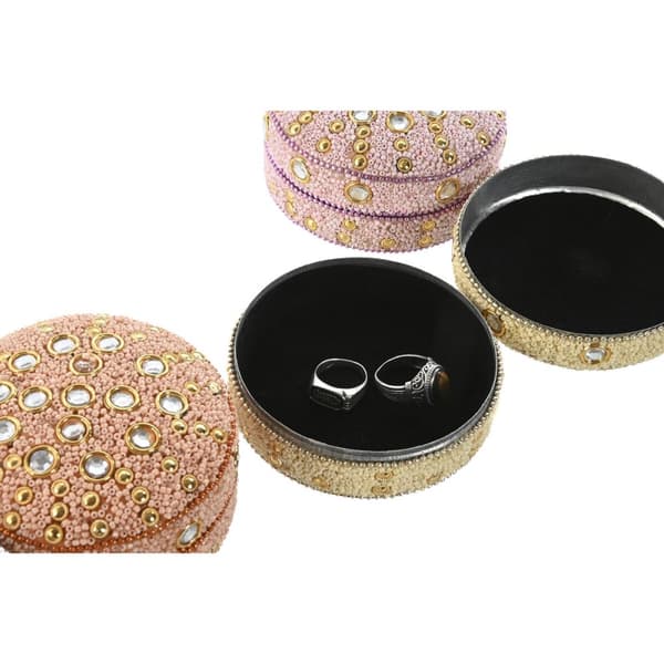 Korurasia Home ESPRIT Keltainen Oranssi Pinkki Liila Alumiini 10 x 10 x 5 cm (6 osaa)