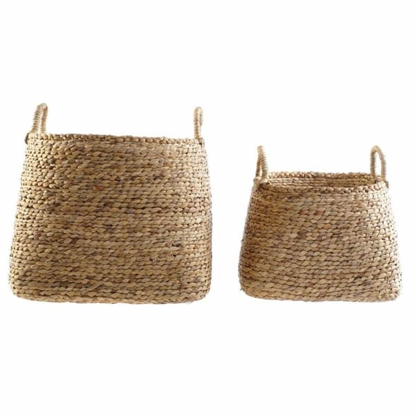 Kurvesæt DKD Home Decor 44 x 44 x 45 cm Natur Brun Boho