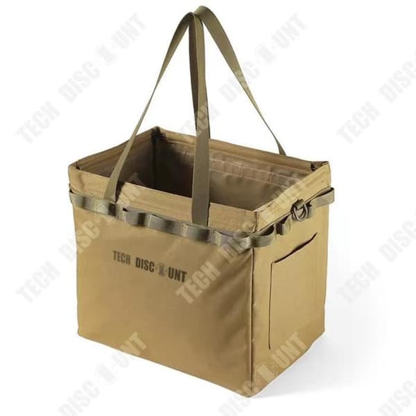 TD® Outdoor camping hopfällbar förvaringslåda picknick camping förvaring verktygsväska fältet bärbar vedpåse