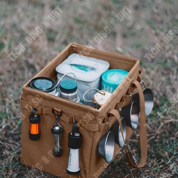 TD® Camping Förvaringsväska Utomhus Vikbar Öppen Box Tote Bag Shopping Bag Vikbar Öppen Box