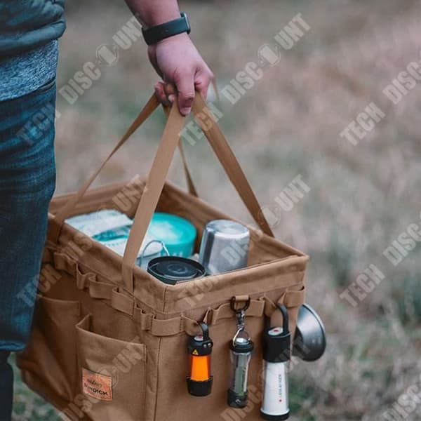 TD® Camping Förvaringsväska Utomhus Vikbar Öppen Box Tote Bag Shopping Bag Vikbar Öppen Box