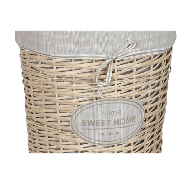 Pyykkikori Home ESPRIT Kerma korihuonekalut Shabby Chic 45 x 45 x 55 cm 3 Kappaletta