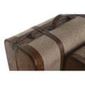 Miniatyrbilde 3 av 5: Kistesett Home ESPRIT Brun Beige Polyester Tre 60 x 37 x 24 cm