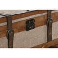 Miniatyrbilde 3 av 6: Kistesett Home ESPRIT Brun Beige Polyester Tre 80 x 49 x 45 cm (3 enheter)