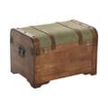 Miniatyrbilde 6 av 6: Kistesett Home ESPRIT Grønn Flerfarget Tre Læret Tropisk 60 x 43,5 x 42 cm (3 enheter)