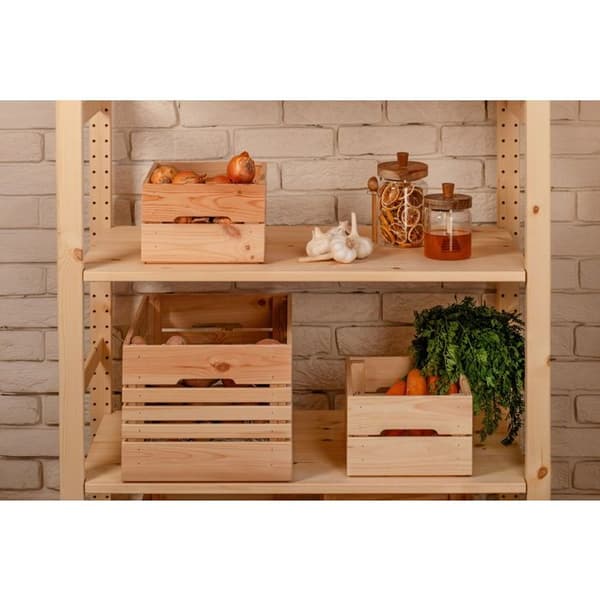 Siguro förvaringslåda i furu PineBox, 31 x 46 x 25 cm, 35,6 l