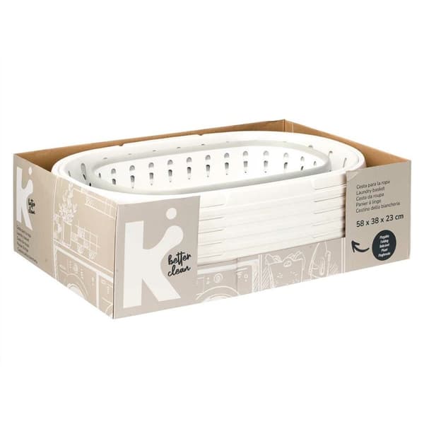 Sammenfoldelig tøjkurv CC19200(53) polypropylen TPR 58 x 23 x 38 cm Foldbar (6 enheder)