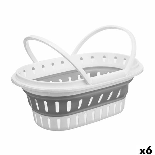Sammenfoldelig tøjkurv CC19200(53) polypropylen TPR 58 x 23 x 38 cm Foldbar (6 enheder)