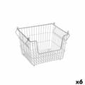 Pikkukuva 1 / 3: Monikäyttöinen kori Confortime Harmaa Metalli 32 x 27 x 23 cm (6 osaa)