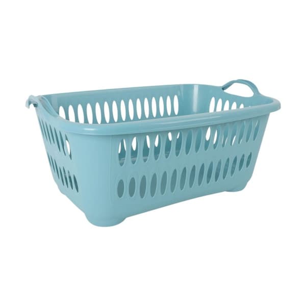 Vasketøjskurv Tontarelli Cover line Blå Plastik 62,5 x 44,5 x 27,5 cm (12 enheder)
