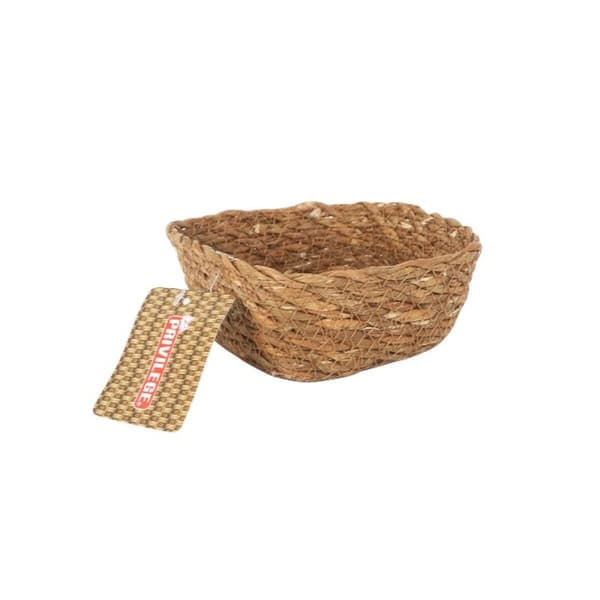 Multibrug kurv Privilege Brun flet Firkantet 12 x 12 x 5 cm (36 Enheder)