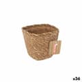 Miniatyrbilde 1 av 2: Multifunksjonell kurv Privilege   Brun flettet Kvadrat 12 x 12 x 11 cm (36 Enheter)