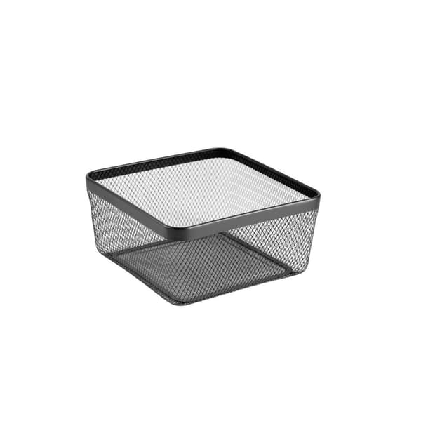 Monikäyttöinen kori Confortime Musta Metalli 30,5 x 30,5 x 15,2 cm (6 osaa)