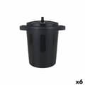 Miniatyrbillede 1 af 2: Skraldespand med hjul Dem Sort 25 L (6 enheder)