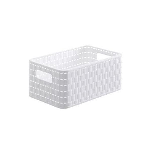 Rotho Country Plastique Panier, 11 L, A5 33x24x16cm Vit, EF250158