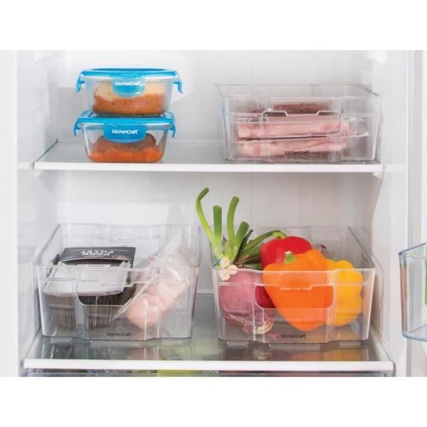 KitchenCraft kylförvaringslåda 37,5 x 21 x 10 cm transparent