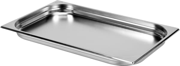 Ruostumattomasta teräksestä valmistettu gastronominen astia GN 1/1 40