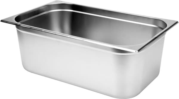 GASTRONOMISK BEHOLDER I RUSTFRIT STÅL GN 1/1 200MM 26L