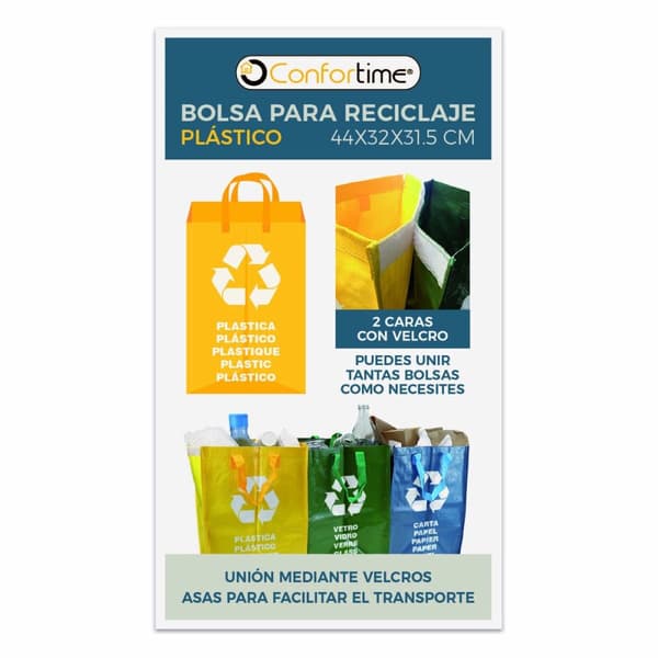 Soppåsar Confortime Plastic Gul Plast 24 antal