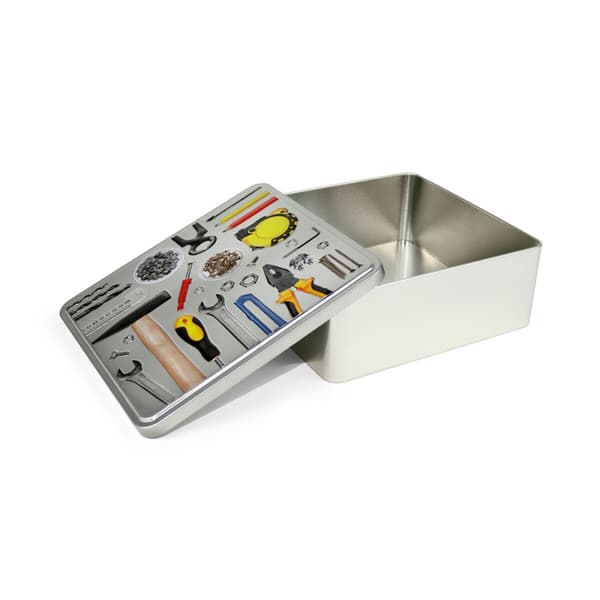 Multifunktionel Æske Confortime Tools Metal 23,7 x 22,2 x 8,9 cm (12 enheder)
