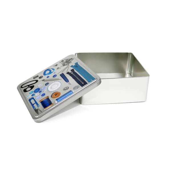 Flerbruksboks Confortime Tailor Metall 19,7 x 19,7 x 8 cm (12 enheter)