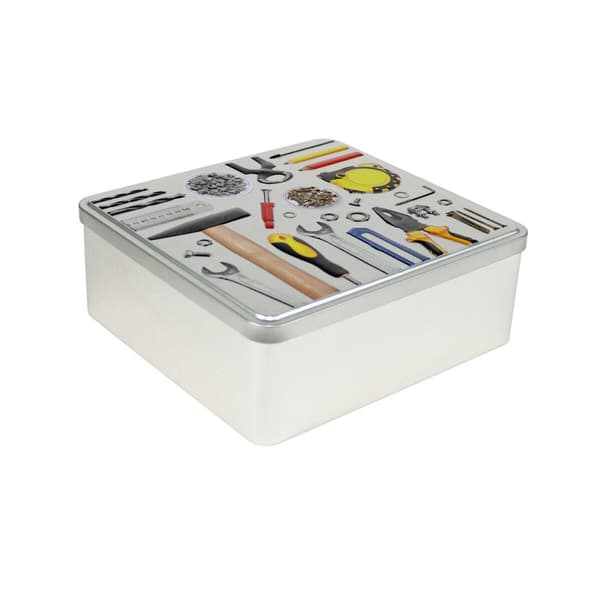 Flerbruksboks Confortime Tools Metall 23,7 x 22,2 x 8,9 cm (12 enheter)