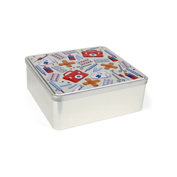 Monikäyttöinen laatikko Confortime Nurse Metalli 23,7 x 22,2 x 8,9 cm (12 osaa)
